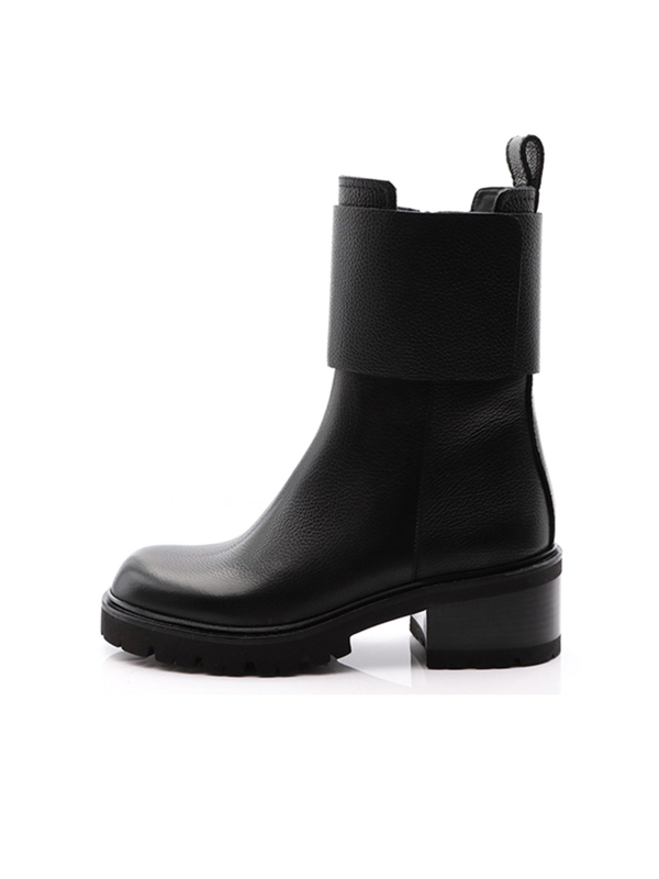 Leather boot Cervo Nero