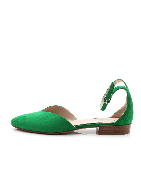 Suede Flat Shoes MABEL Cris...