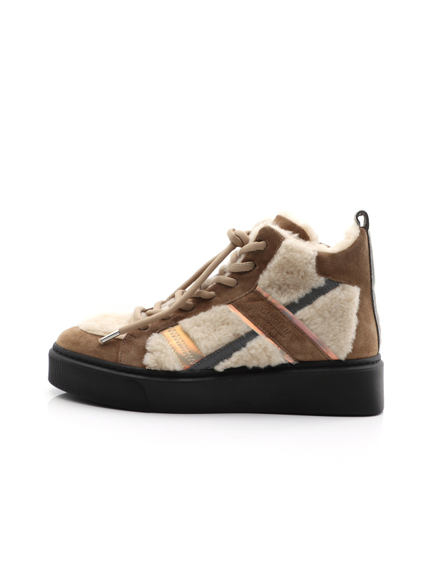 Wildleder-Sneakers Mix Silk...