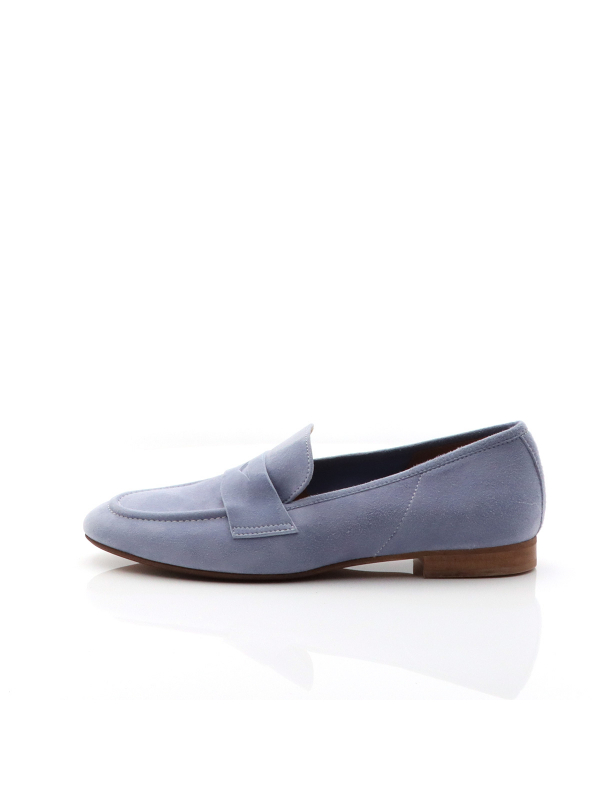 Suede moccasin NEYL MASK Cielo